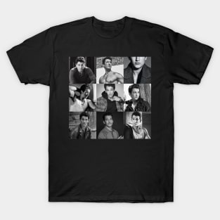 Miles Teller black and white collage T-Shirt